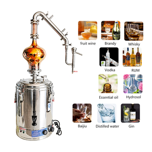 33L ไฟฟ้าในตัวทองแดงตาข่ายยังคงสแตนเลสยังคงทองแดงสุทธิเครื่องดื่มแอลกอฮอล์วัดหัวหอมหัวกลั่นร้านไวน์ - Product Image 5