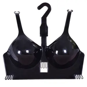 <span class=keywords><strong>Cintre</strong></span> de soutien transparent en plastique pour soutien-gorge et lingerie, avec <span class=keywords><strong>support</strong></span> de poitrine, pour présentoir de lingerie, direct usine pour supermarchés - Product Image 1