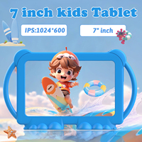 Tablette tactile intelligente pour enfants, 7 pouces, écran capacitif Android pas cher, 4 Go de RAM, 32 Go de stockage, nouveau processeur quadricœur, Wifi activé, éducative