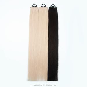 ผมต่อแท้คุณภาพสูงจากรัสเซีย ชนิด Remy 100% Virgin แบบตรง  ชนิด Skin Weft  ปลายผมแบบ Double Drawn  สำหรับทุกสี - Product Image 3