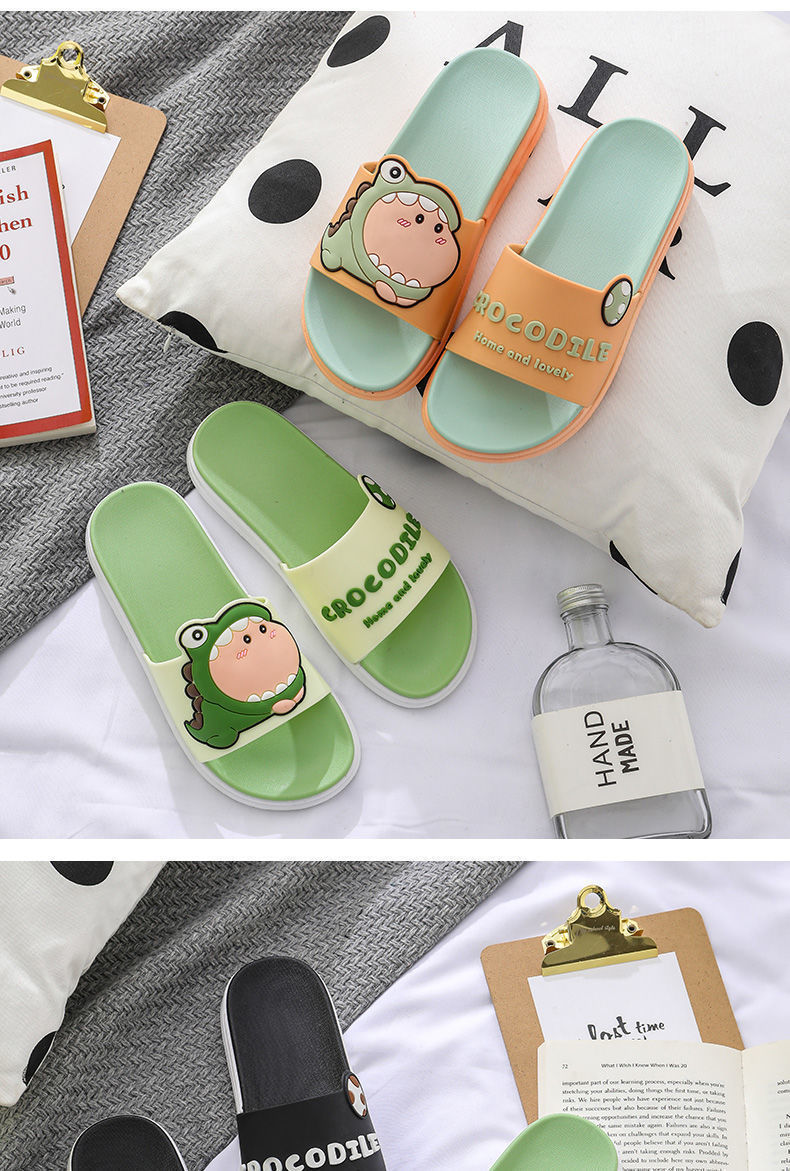 Cheap Personalized Slippers Non-slip Bathroom Home Slippers Women Slides Shoes