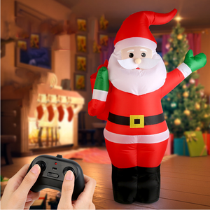 Juguete Inflable de Santa Claus con Control Remoto para Navidad, Regalo Festivo, Divertido, Eléctrico, Recargable, Juguetes con Control Remoto para Niños - Product Image 1