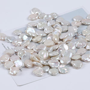 Perlas de Agua Dulce de Pétalo Blanco de 15-16 mm de Zhuji, Perlas Sueltas, Partículas de Perlas Regeneradas, Colección de Perlas Sueltas - Product Image 2