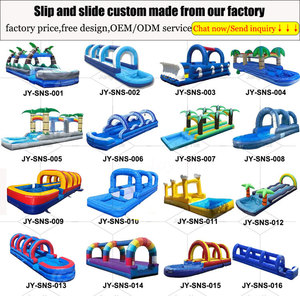 Grande scivolo scivolo gonfiabile personalizzato divertente con noleggio piscina - Product Image 5