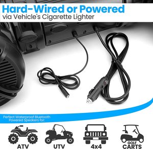 Meilleures ventes <span class=keywords><strong>2022</strong></span> haut-parleurs alimentés par vtt BT 800 Watt lumières LED étanches 6.5 pouces double système Audio - Product Image 5
