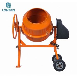 Mezcladora de Concreto Eléctrica Móvil de 220L para Pequeños Proyectos de Construcción - Product Image 3