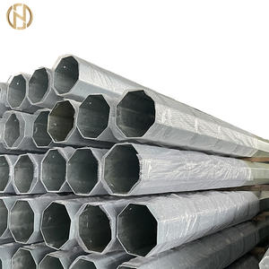 इलेक्ट्रिक पावर 35kv इलेक्ट्रिक उपकरण के लिए 11 मीटर स्टील ट्यूबलर मेटल पोल - Product Image 3