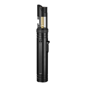 Briquet multifonctionnel à <span class=keywords><strong>flamme</strong></span> rouge coupe-vent - Product Image 5