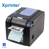 Xprinter XP-370B/XP-370BM, Printer kode batang Impresora De Etiquetas adhesi dengan seri USB Bluetooth Thermal Printer