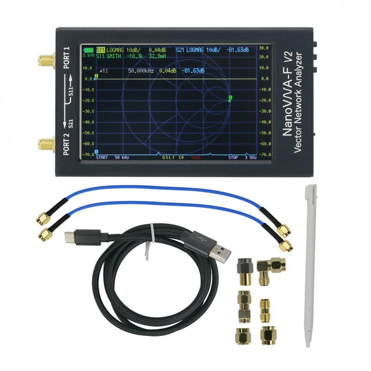 NANOVNA-F V2 3ghz Vector Network Analyzer - Precision & Portability
