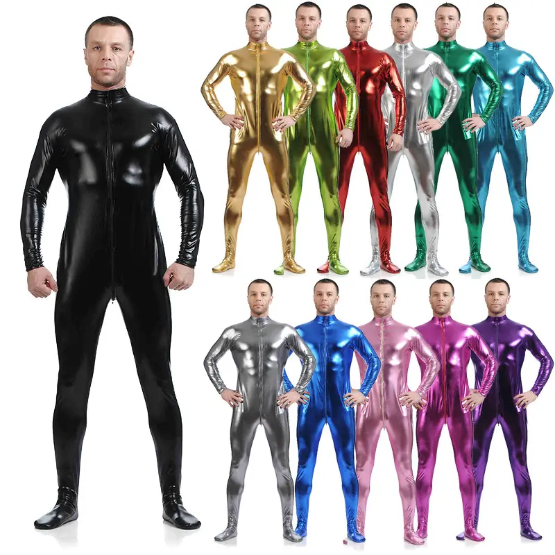 Meer Kleuren Beschikbaar Aan Te Passen Lijm Stage Performance Pak Panty Unisex Spandex Zentai Catsuit Sexy Kostuums 1 Stuk Voor Volwassenen