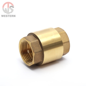 1 "PN16 tiêu chuẩn vệ sinh một cách Máy bơm nước không trở lại Brass dọc Lift mùa xuân nạp kiểm tra van - Product Image 6
