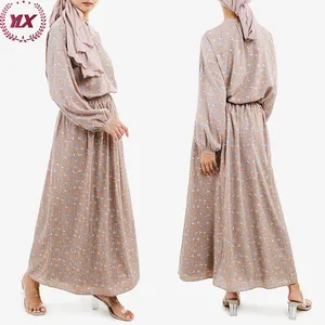 Gran oferta Baju Kurung mujeres indonesias Baju Melayu elegante Top faldas conjunto moderno estampado Floral ropa islámica Baju Kurung