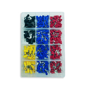 Bornes isolées de type fourche Nyf Sv, connecteurs de fils en cuivre de 0,5 à 6 mm, borniers à sertir, lot de 430 pièces en boîte - Product Image 2