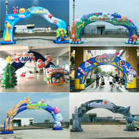 Arche gonflable personnalisée 6m en PVC pour publicité extérieure, événements sportifs, expositions, festivals, décoration