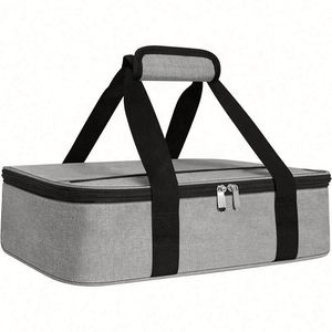 2024 Custom Logo Insulated Casserole Carrier <b>Bag</b> Hot & Cold Food Carrier <b>Bag</b> Lasagna Holder <b>Lunch</b> <b>Bag</b> for Picnics, Parties - Product Image 1