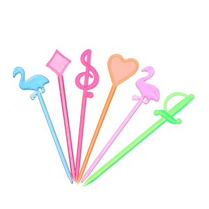 ส้อมจิ้มขนมผลไม้ขนาดเล็กแบบใช้แล้วทิ้งส้อมจิ้มอาหารสำหรับเด็กอุปกรณ์ตกแต่งงานปาร์ตี้ราคาดี PS พลาสติก - Product Image 1