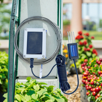 Capteur de sol sans fil 8-en-1 LoRa pour l'agriculture : NPK, pH, conductivité et humidité – Équipement de test du sol à énergie solaire