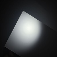 Film/panneau diffuseur PC blanc OEM/ODM 0,8/1/1,2/1,5/2/3 mm, finition mate polie pour la décoration d'éclairage LED, fabricant sur mesure