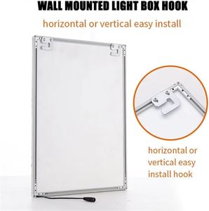 Custom Ultra-thin Menu LED Slim Advertising Light Box Wall Mounted Aluminum <b>Frame</b> Tempered Glass Lightboxes - Product Image 6
