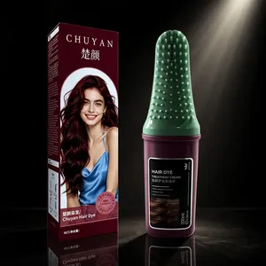 Tinte para el Cabello en Crema Color Borgoña 200ml, Precio de Fábrica, OEM, Marca Privada, Logotipo Personalizado, Venta al Por Mayor - Product Image 1
