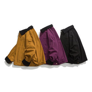 Nouveau Vintage vêtements <span class=keywords><strong>de</strong></span> <span class=keywords><strong>travail</strong></span> coton lourd sergé Detroit <span class=keywords><strong>veste</strong></span> coupe ample velours côtelé revers manteau mode <span class=keywords><strong>travail</strong></span> <span class=keywords><strong>veste</strong></span> pour unisexe - Product Image 2