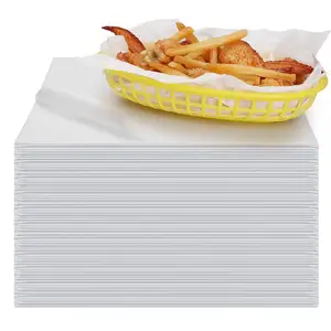 Wholesale Pre Cut White Parchment Baking Paper Sheets Custom Silicone Oil Coated Wrapping Papers For Packaging Baking