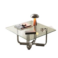 Table à thé française haut de gamme pour salon Table à crème de luxe avec bord minimaliste Tables à manger à petite disposition