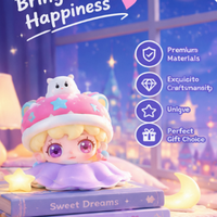 Figurines de collection en PVC Kawaii Blind Box, lot de 6, décoration de bureau, cadeau, jouet, dessin animé, anime
