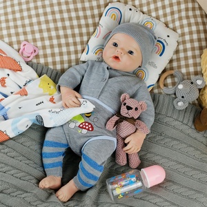 Lifereborn realista 20 ''realmente suave <span class=keywords><strong>silicona</strong></span> completa <span class=keywords><strong>Reborn</strong></span> Baby Dolls puede beber y mojar Bebe <span class=keywords><strong>Reborn</strong></span> Dolls <span class=keywords><strong>silicona</strong></span> para regalos - Product Image 3