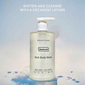 Gel <span class=keywords><strong>Douche</strong></span> Naturel Hydratant et Adoucissant pour le Corps Marque Blanche à la Bergamote et au Hinoki avec Niacinamide et Acide Hyaluronique - Product Image 2