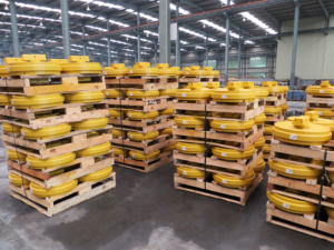 ヒュンダイ <span class=keywords><strong>R220</strong></span> R305 K2042317 81N8-13010 アイドラー、R500lc-7 フロントアイドラー（R200 R290lc-9 R320lc-9 R450 ローラー部品番号） 81Qb-13011 - Product Image 3