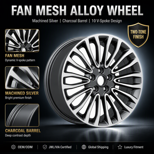 Ruedas de Aleación de Aluminio Fundido al por Mayor, 8 Pulgadas de Ancho para Fusion 2017-2018 Mondeo, PCD 5*108, ET <span class=keywords><strong>55</strong></span>, Incluye Cubierta Decorativa - Product Image 3