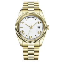 Fabricant de montres à quantité minimale de commande bas OEM Personnaliser le client Marque privée Logo Relgio personnalisé Montre-bracelet de luxe étanche pour hommes