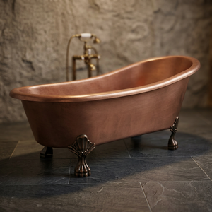 Freestanding Clawfoot Bathtub Oval Luxury Slipper Bath <b>Oil</b> Rubbed Bronze Finish Copper Bath Villa Bathroom Indian Home Crafts - Product Image 3