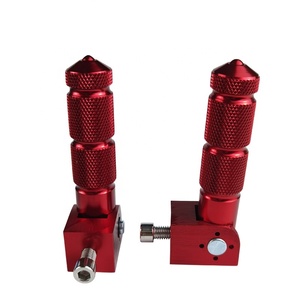 Esclusiva asta di supporto universale in alluminio da 8MM pieghevole a 90 gradi per cavalletto posteriore poggiapiedi per sistemi di carrozzeria di motocicli - Product Image 4