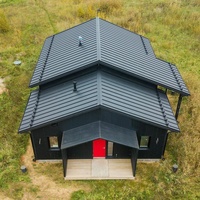 Maison mobile modifiée de conception moderne Fourniture d'usine d'une maison préfabriquée de luxe en acier léger pour un séjour chez l'habitant de luxe