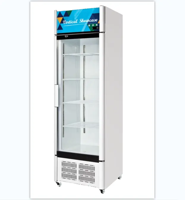 Freezer comercial com 1 visor de porta de vidro