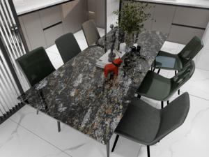 Sol moderne de luxe en pierre frittée résistant à l'acide antidérapant finition polie salon chambre escalier hall extérieur 5 ans - Product Image 6