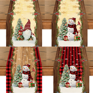 70 pollici stampato lino <span class=keywords><strong>natale</strong></span> tovaglia corridore per la decorazione di <span class=keywords><strong>natale</strong></span> forniture Navidad per il tavolo da pranzo 2025 - Product Image 4