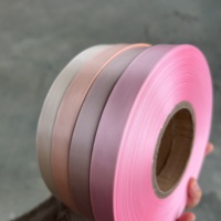 Bande de cheveux nouveau ruban de satin de polyester de couleur unie pour la décoration