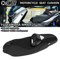 Siège de moto de style selle pour Yamaha NMAX 155 2025-2026, siège de remplacement, coussin en cuir PU souple, neuf