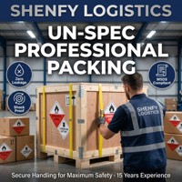 Service de logistique transitaire, stockage gratuit, fret vers les États-Unis, agent d'expédition DDP porte-à-porte pour les cosmétiques liquides et les batteries