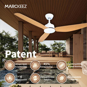 ABS 3 aspas DC <span class=keywords><strong>Ventilador</strong></span> de <span class=keywords><strong>techo</strong></span> 52 pulgadas <span class=keywords><strong>Silencioso</strong></span> <span class=keywords><strong>Ventilador</strong></span> de ahorro de energía para el hogar <span class=keywords><strong>sin</strong></span> <span class=keywords><strong>luz</strong></span> - Product Image 1