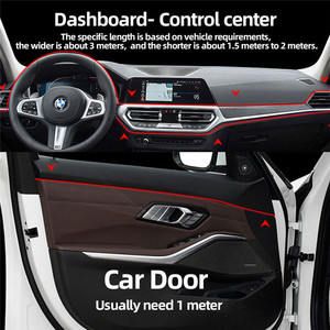 Voiture Explosive LED RGB lumière ambiante multicolore LED éclairage ambiant intelligent contrôle par application Mobile - Product Image 5