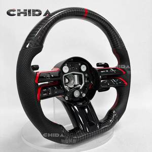 Convient pour le volant en fibre de carbone <span class=keywords><strong>Mercedes</strong></span> Benz W205 W176 W205 W212 W222 W463 W464 W205 W44 W204 W218 E63 - Product Image 4