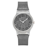Simple transparente foiling reloj de plástico lindo reloj de niño