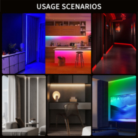 Artículo de Venta Rápida: Tira de Luz LED COB USB de 5V, Cinta LED Flexible de Bajo Voltaje de 5V, 320 LED por Metro, 3000K-6000K, Venta de Fábrica