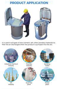 Tấm và khung lọc bụi phần tử Lọc Cassette kfew3007ppve Bộ lọc hộp mực mặt bích thu gom bụi đa giác - Product Image 5