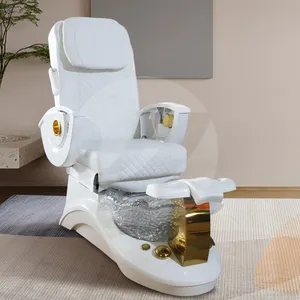 Toptan lüks Modern güzellik tırnak salonu mobilyası jakuzi ayak Spa masaj pedikür sandalyesi